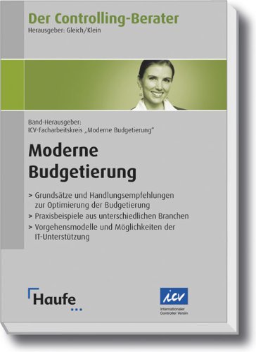 Stock image for Der Controlling-Berater Band 3: Moderne Budgetierung von Prof. Dr. Andreas Klein Prof. Dr. Ronald Gleich Die Budgetierung ist ein Teil des Performance-Management-Prozesses, in dem es um die Prognose zuknftiger Entwicklungensowie die Vereinbarung und Festlegung von Zielen, Anreizen und Ressourcen (Kosten, Investitionen etc.)geht. Die Budgetierung soll das Management bestmglich bei der Fhrung und Steuerung eines Unternehmens untersttzen. Durch die Kombination praktischer Erfahrungen und wissenschaftlicher Erkenntnisse wurdedazu ein fundiertes, stimmiges und praxistaugliches Konzept entwickelt: die Moderne Budgetierung. Der Controlling-Berater BAND 3: MODERNE BUDGETIERUNGINHALTE:- Grundstze und Handlungsempfehlungen zur Optimierung der Budgetierung- Praxisbeispiele aus unterschiedlichen Branchen- Vorgehensmodelle und Mglichkeiten der IT-Untersttzung RUBRIKEN:- Standpunkt- Grundlagen & Konzepte- Umsetzung & Praxis- Organisation & IT- Literaturanalyse Der Wegweiser verhilft Ihnen zu for sale by BUCHSERVICE / ANTIQUARIAT Lars Lutzer