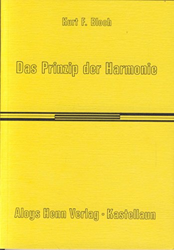 9783450019334: Das Prinzip der Harmonie