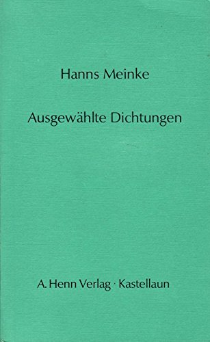 9783450129149: Ausgewahlte Dichtungen (Rheinische Bucherei) (German Edition)