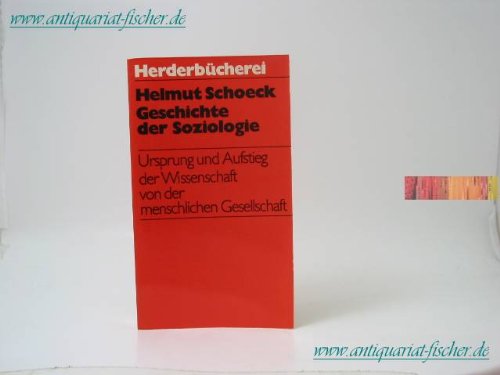 Beispielbild für Geschichte der Soziologie zum Verkauf von Versandantiquariat Felix Mücke