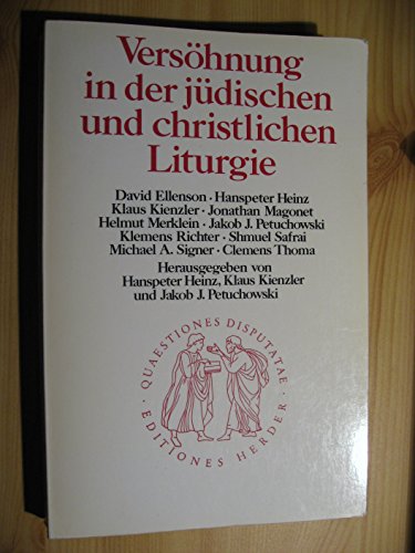 Imagen de archivo de Vershnung in der jdischen und christlichen Liturgie. a la venta por INGARDIO