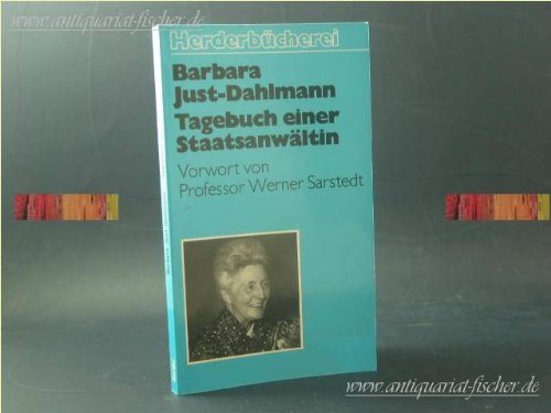 Beispielbild fr Tagebuch einer Staatsanwltin. zum Verkauf von Versandantiquariat Felix Mcke