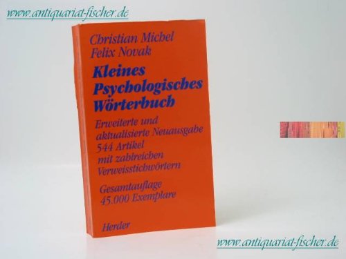 9783451086908: Kleines Psychologisches Wrterbuch