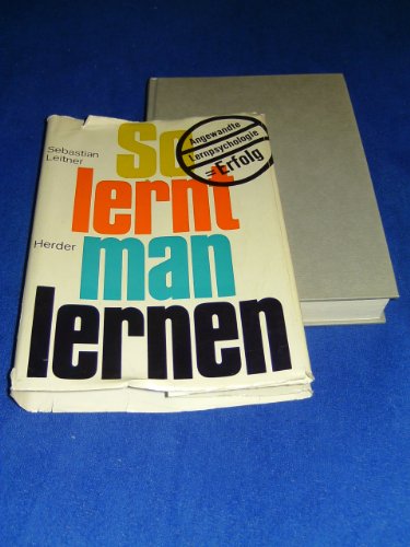 Imagen de archivo de So lernt man lernen. Angewandte Lernpsychologie fhrt zum Erfolg a la venta por medimops