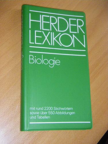 Imagen de archivo de HERDER LEXIKON BIOLOGIE a la venta por German Book Center N.A. Inc.