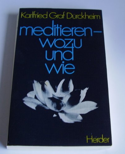 Beispielbild fr Meditieren, wozu und wie. Die Wende zum Initiatischen. Mit einem Vorwort des Verfassers. Mit Anmerkungen und Bibliografie. - (=Herder Spektrum, Band 4158). zum Verkauf von BOUQUINIST