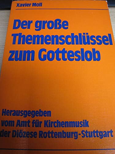 Stock image for Der groe Themenschlssel zum Gotteslob for sale by medimops