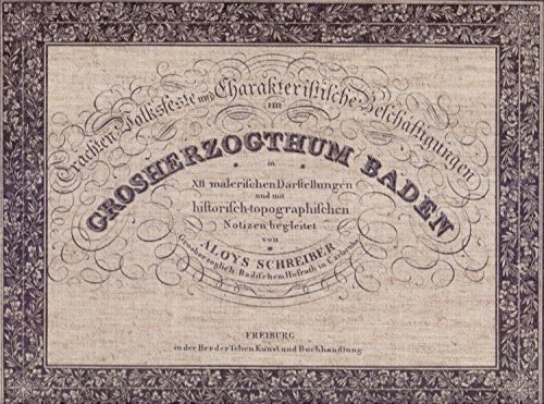 9783451183492: Badisches Volksleben: Das Grossherzogtum Baden in 12 malerischen Darstellungen von Meichelt, Nilson, Volmar und Volz