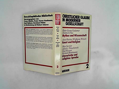 Imagen de archivo de Mythos und Wissenschaft. Kunst und Religion. Symbol und Sakrament. Literarische und religise Sprache. (Bd. 2): Bd. 2 a la venta por medimops