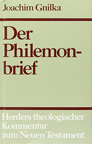 Stock image for Der Philemonbrief. for sale by Antiquariat Lohmann