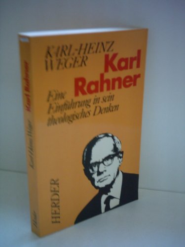 Beispielbild fr Karl Rahner zum Verkauf von Gerald Wollermann