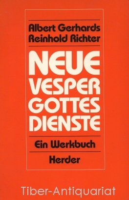 Beispielbild fr Neue Vespergottesdienste. Ein Werkbuch zum Verkauf von Versandantiquariat Felix Mcke