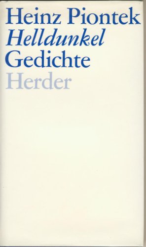 Stock image for Helldunkel: Gedichte for sale by Anybook.com
