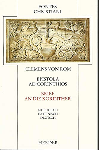 Beispielbild fr Fontes Christiani, 1. Folge, 21 Bde. in 38 Tl.-Bdn., Kt, Bd.15, Brief an die Korinther zum Verkauf von medimops