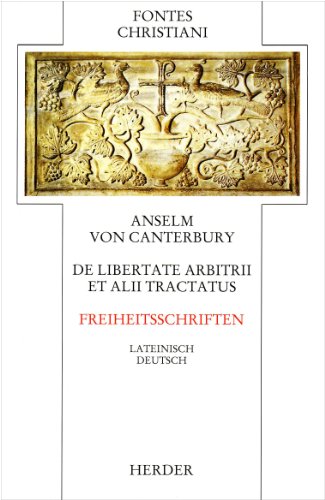 9783451222139: De Libertate Arbitrii et alii Tractatus. Freiheitsschriften