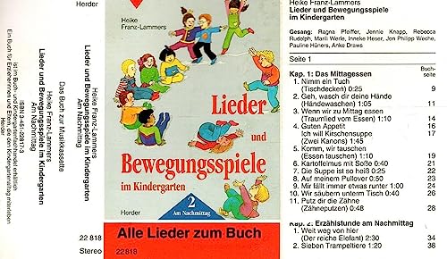 Beispielbild fr Lieder und Bewegungsspiele im Kindergarten, Bd.2, Am Nachmittag zum Verkauf von medimops