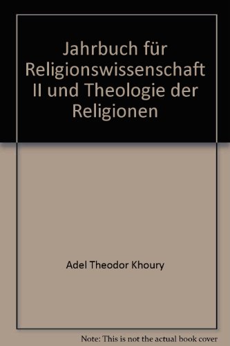 Jahrbuch für Religionswissenschaft und Theologie der Religionen 2.