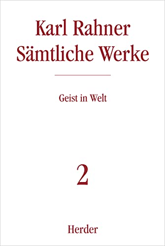 Beispielbild fr Geist in Welt zum Verkauf von Blackwell's