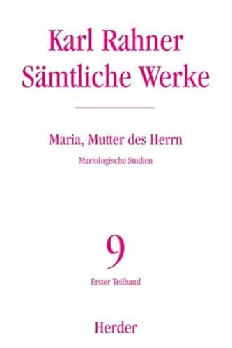 9783451237096: Maria, Mutter des Herrn: Mariologische Studien