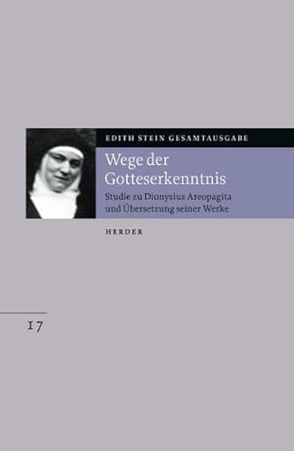 Gesamtausgabe. Wege der Gotteserkenntnis. (9783451273872) by Stein, Edith