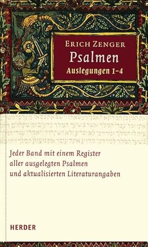 Beispielbild fr psalmen. auslegungen 1-4. 4 bnde im schuber (so komplett) zum Verkauf von alt-saarbrcker antiquariat g.w.melling