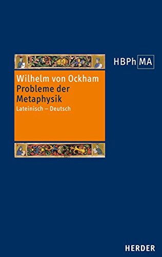 9783451341298: Probleme der Metaphysik: Lateinisch - Deutsch