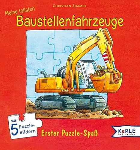 Beispielbild fr Meine tollsten Baustellenfahrzeuge. Erster Puzzle-Spa zum Verkauf von medimops