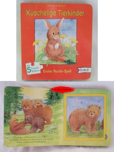 9783451705755: Kuschelige Tierkinder: Erster Puzzle-Spa