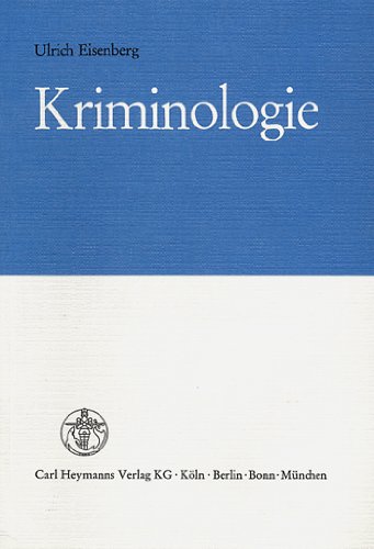 Stock image for Kriminologie. for sale by Kloof Booksellers & Scientia Verlag