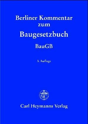 Beispielbild fr Berliner Kommentar zum Baugesetz. Konvolut / Paket von 2 Bnden: Erster und zweiter Halbband. zum Verkauf von Antiquariat Olaf Drescher