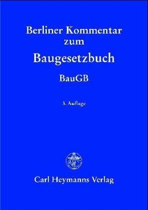 9783452208095: Berliner Kommentar zum Baugesetzbuch
