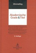 9783452218094: Akademische Grade und Titel Schriften fr die Prozesspraxis; Bd. 7