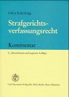 9783452235152: Strafgerichtsverfassungsrecht, Kommentar