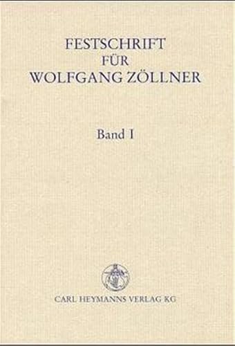 Stock image for Festschrift fr Wolfgang Zllner zum 70. Geburtstag. for sale by Antiquariat Bader Tbingen