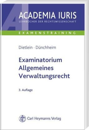 Beispielbild fr Examinatorium Allgemeines Verwaltungsrecht zum Verkauf von medimops