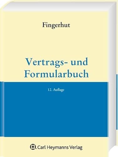 9783452266408: Vertrags- und Formularbuch