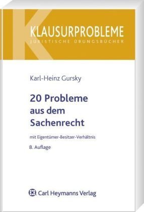 Beispielbild fr 20 Probleme aus dem Eigentmer-Besitzer-Verhltnis. von / Klausurprobleme zum Verkauf von BBB-Internetbuchantiquariat