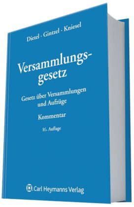 Versammlungsgesetz (9783452269027) by Alfred Dietel