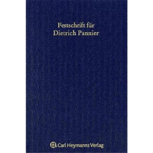 9783452273321: Festschrift fr Dietrich Pannier