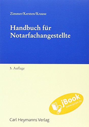 Stock image for Handbuch fr Notarfachangestellte for sale by medimops