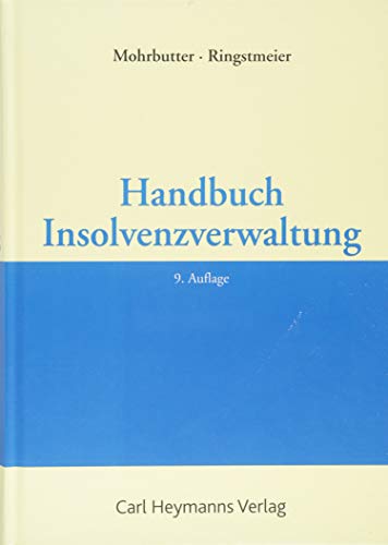 9783452280404: Handbuch Insolvenzverwaltung