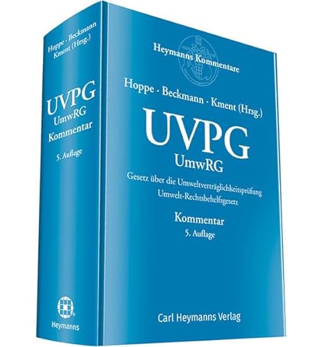 Beispielbild fr UVPG - Gesetz ber die Umweltvertrglichkeitsprfung: Kommentar zum Verkauf von medimops