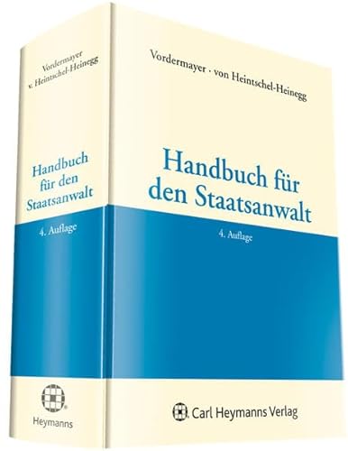 Stock image for Handbuch fr den Staasanwalt for sale by medimops