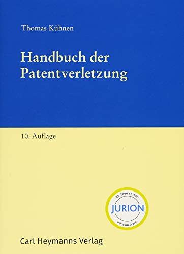 Stock image for Handbuch der Patentverletzung for sale by Buchpark