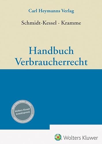 9783452290441: Handbuch Verbraucherrecht