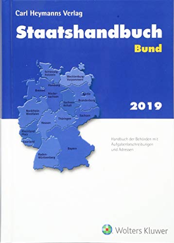 Beispielbild fr Staatshandbuch BRD Bund 2019 zum Verkauf von medimops