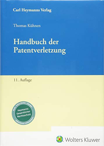 Stock image for Handbuch der Patentverletzung for sale by Buchpark