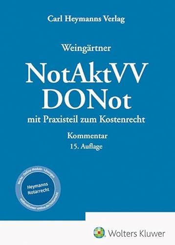 Stock image for Weingrtner, NotAktVV / DONot-Kommentar for sale by GreatBookPrices