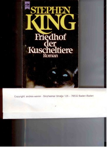 Stock image for Friedhof der Kuscheltiere (Pet Sematary) for sale by ThriftBooks-Atlanta