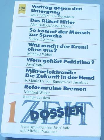 Imagen de archivo de Zeit-Dossier 1. TB a la venta por Deichkieker Bcherkiste